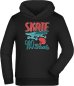 Preview: Skater Hoodie Kids Hooded Sweater - "Skateboard no Breaks" i517
